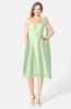 ColsBM Mattie Pale Green Classic A-line Sweetheart Sleeveless Knee Length Ruching Bridesmaid Dresses
