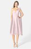 ColsBM Mattie Petal Pink Classic A-line Sweetheart Sleeveless Knee Length Ruching Bridesmaid Dresses