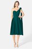 ColsBM Mattie Shaded Spruce Classic A-line Sweetheart Sleeveless Knee Length Ruching Bridesmaid Dresses