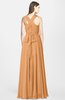 ColsBM Nala Pheasant Simple Wide Square Sleeveless Zip up Chiffon Floor Length Bridesmaid Dresses