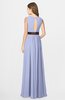 ColsBM Madalyn Blue Heron Glamorous Sleeveless Zip up Chiffon Floor Length Ruching Bridesmaid Dresses