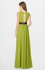 ColsBM Madalyn Green Oasis Glamorous Sleeveless Zip up Chiffon Floor Length Ruching Bridesmaid Dresses