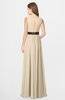 ColsBM Madalyn Novelle Peach Glamorous Sleeveless Zip up Chiffon Floor Length Ruching Bridesmaid Dresses