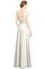 ColsBM Alia Ivory Modest A-line V-neck Sleeveless Zip up Plainness Bridesmaid Dresses