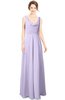 ColsBM Alia Light Purple Modest A-line V-neck Sleeveless Zip up Plainness Bridesmaid Dresses