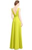 ColsBM Alia Sulphur Spring Modest A-line V-neck Sleeveless Zip up Plainness Bridesmaid Dresses