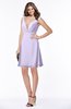 ColsBM Laurel Light Purple Glamorous Fit-n-Flare V-neck Sleeveless Beaded Bridesmaid Dresses