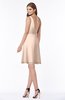 ColsBM Laurel Peach Puree Glamorous Fit-n-Flare V-neck Sleeveless Beaded Bridesmaid Dresses
