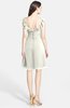 ColsBM Liliana Cream Modern A-line Wide Square Chiffon Knee Length Bridesmaid Dresses