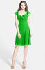 ColsBM Liliana Jasmine Green Modern A-line Wide Square Chiffon Knee Length Bridesmaid Dresses