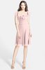 ColsBM Liliana Pastel Pink Modern A-line Wide Square Chiffon Knee Length Bridesmaid Dresses