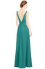ColsBM Alexa Emerald Green Gorgeous Trumpet Sleeveless Chiffon Beaded Bridesmaid Dresses