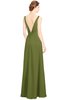 ColsBM Alexa Olive Green Gorgeous Trumpet Sleeveless Chiffon Beaded Bridesmaid Dresses