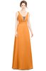 ColsBM Alexa Orange Gorgeous Trumpet Sleeveless Chiffon Beaded Bridesmaid Dresses