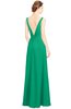 ColsBM Alexa Sea Green Gorgeous Trumpet Sleeveless Chiffon Beaded Bridesmaid Dresses