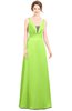 ColsBM Alexa Sharp Green Gorgeous Trumpet Sleeveless Chiffon Beaded Bridesmaid Dresses
