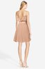ColsBM Rosemary Almost Apricot Gorgeous Fit-n-Flare Sleeveless Chiffon Sweep Train Bridesmaid Dresses