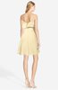 ColsBM Rosemary Cornhusk Gorgeous Fit-n-Flare Sleeveless Chiffon Sweep Train Bridesmaid Dresses