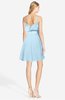 ColsBM Rosemary Ice Blue Gorgeous Fit-n-Flare Sleeveless Chiffon Sweep Train Bridesmaid Dresses