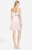 ColsBM Rosemary Light Pink Gorgeous Fit-n-Flare Sleeveless Chiffon Sweep Train Bridesmaid Dresses