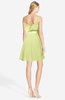ColsBM Rosemary Lime Green Gorgeous Fit-n-Flare Sleeveless Chiffon Sweep Train Bridesmaid Dresses