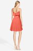 ColsBM Rosemary Living Coral Gorgeous Fit-n-Flare Sleeveless Chiffon Sweep Train Bridesmaid Dresses