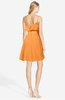 ColsBM Rosemary Orange Gorgeous Fit-n-Flare Sleeveless Chiffon Sweep Train Bridesmaid Dresses
