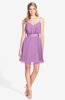 ColsBM Rosemary Orchid Gorgeous Fit-n-Flare Sleeveless Chiffon Sweep Train Bridesmaid Dresses
