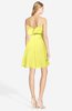 ColsBM Rosemary Pale Yellow Gorgeous Fit-n-Flare Sleeveless Chiffon Sweep Train Bridesmaid Dresses