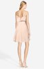ColsBM Rosemary Peach Puree Gorgeous Fit-n-Flare Sleeveless Chiffon Sweep Train Bridesmaid Dresses