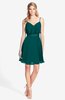 ColsBM Rosemary Shaded Spruce Gorgeous Fit-n-Flare Sleeveless Chiffon Sweep Train Bridesmaid Dresses