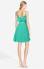 ColsBM Rosemary Viridian Green Gorgeous Fit-n-Flare Sleeveless Chiffon Sweep Train Bridesmaid Dresses