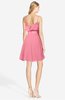 ColsBM Rosemary Watermelon Gorgeous Fit-n-Flare Sleeveless Chiffon Sweep Train Bridesmaid Dresses