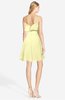 ColsBM Rosemary Wax Yellow Gorgeous Fit-n-Flare Sleeveless Chiffon Sweep Train Bridesmaid Dresses
