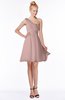 ColsBM Kenia Blush Pink Luxury Fit-n-Flare Sleeveless Zip up Sweep Train Bridesmaid Dresses