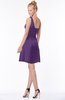 ColsBM Kenia Dark Purple Luxury Fit-n-Flare Sleeveless Zip up Sweep Train Bridesmaid Dresses