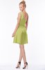 ColsBM Kenia Linden Green Luxury Fit-n-Flare Sleeveless Zip up Sweep Train Bridesmaid Dresses