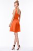 ColsBM Kenia Tangerine Luxury Fit-n-Flare Sleeveless Zip up Sweep Train Bridesmaid Dresses