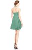 ColsBM Amaris Beryl Green Luxury Fit-n-Flare V-neck Knee Length Ruching Bridesmaid Dresses