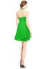 ColsBM Amaris Jasmine Green Luxury Fit-n-Flare V-neck Knee Length Ruching Bridesmaid Dresses