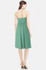 ColsBM Amya Beryl Green Glamorous Sleeveless Zip up Chiffon Knee Length Bridesmaid Dresses