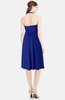 ColsBM Amya Nautical Blue Glamorous Sleeveless Zip up Chiffon Knee Length Bridesmaid Dresses