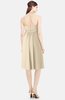 ColsBM Amya Novelle Peach Glamorous Sleeveless Zip up Chiffon Knee Length Bridesmaid Dresses