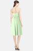 ColsBM Amya Pale Green Glamorous Sleeveless Zip up Chiffon Knee Length Bridesmaid Dresses