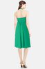 ColsBM Amya Pepper Green Glamorous Sleeveless Zip up Chiffon Knee Length Bridesmaid Dresses