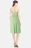 ColsBM Amya Sage Green Glamorous Sleeveless Zip up Chiffon Knee Length Bridesmaid Dresses