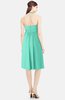 ColsBM Amya Seafoam Green Glamorous Sleeveless Zip up Chiffon Knee Length Bridesmaid Dresses