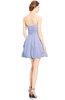 ColsBM Jordynn Blue Heron Glamorous Fit-n-Flare Zip up Knee Length Ruching Bridesmaid Dresses