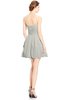 ColsBM Jordynn Platinum Glamorous Fit-n-Flare Zip up Knee Length Ruching Bridesmaid Dresses