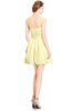 ColsBM Jordynn Soft Yellow Glamorous Fit-n-Flare Zip up Knee Length Ruching Bridesmaid Dresses